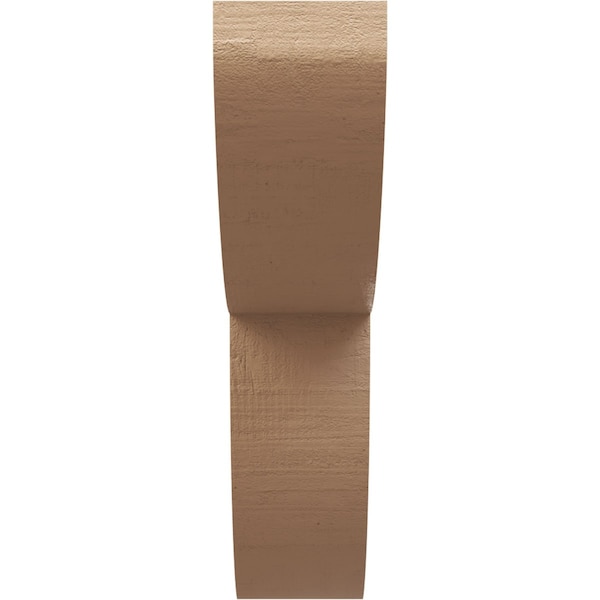 9in. W X 36in. D X 36in. H Series 1 Thin Crestline Rough Cedar Woodgrain TimberThane Corbel, Tan